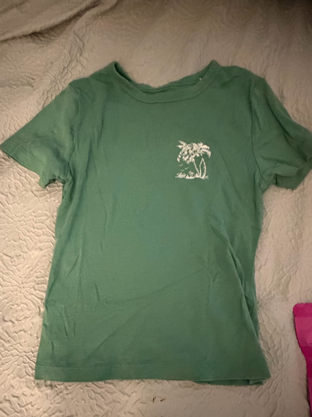 Levi's Green Short-Sleeve Palm Tree Graphic Tee